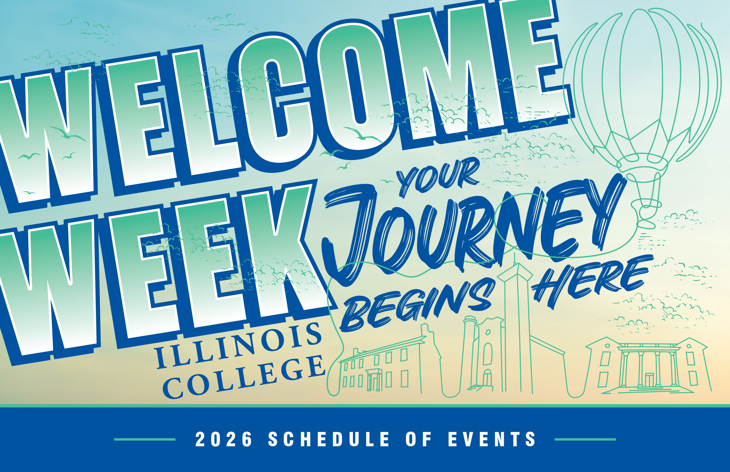 welcome week schedule