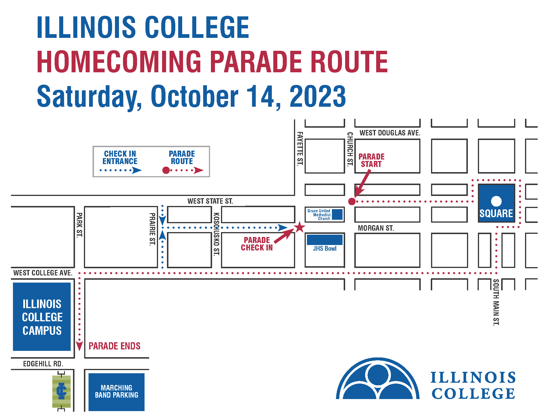 parade map