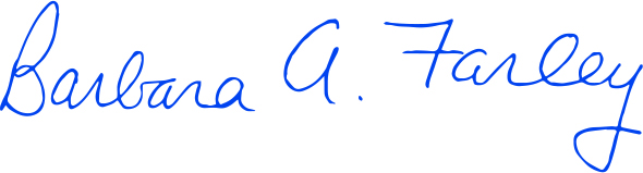 President Farley's signature