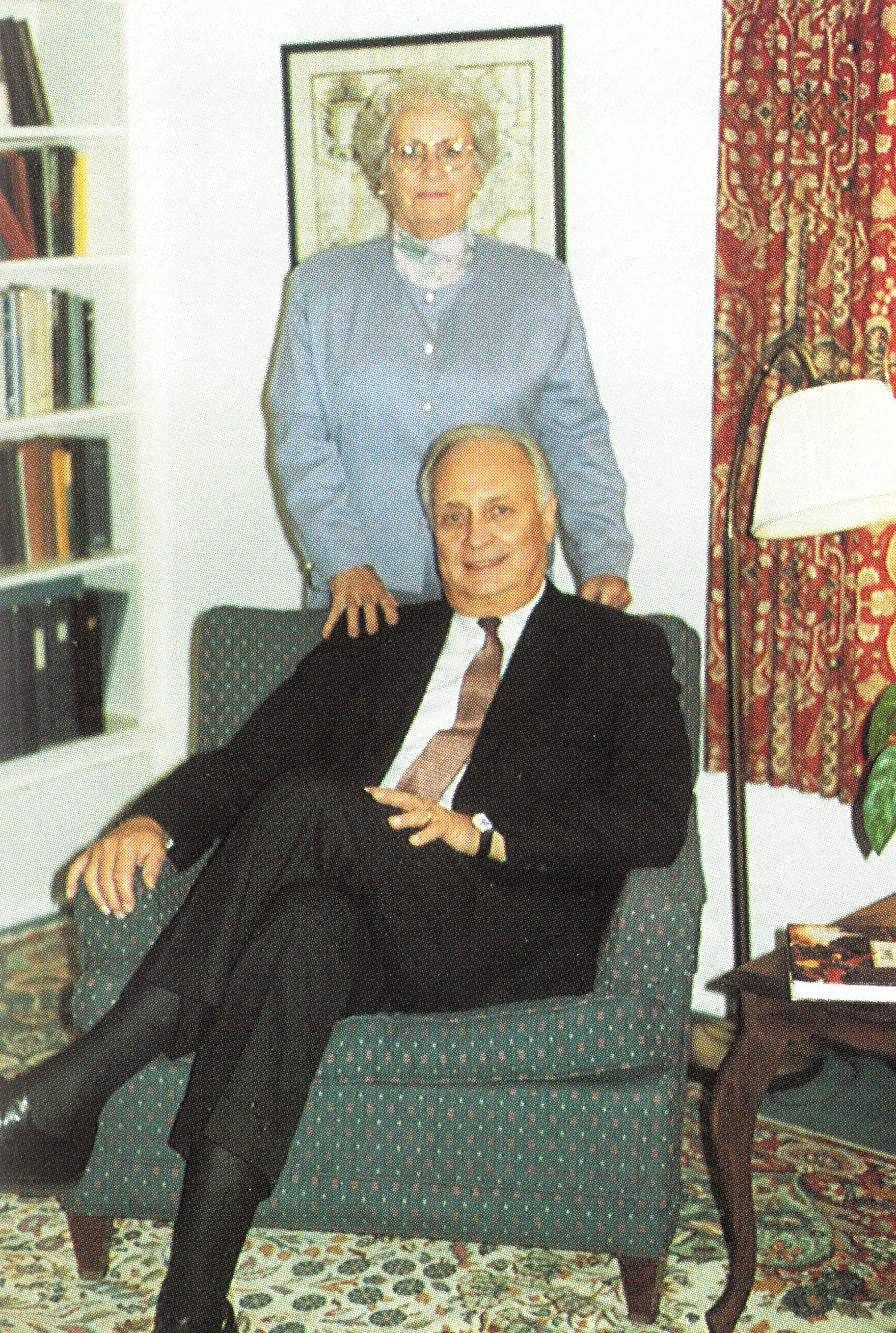 President Donald Mundinger and his wife June