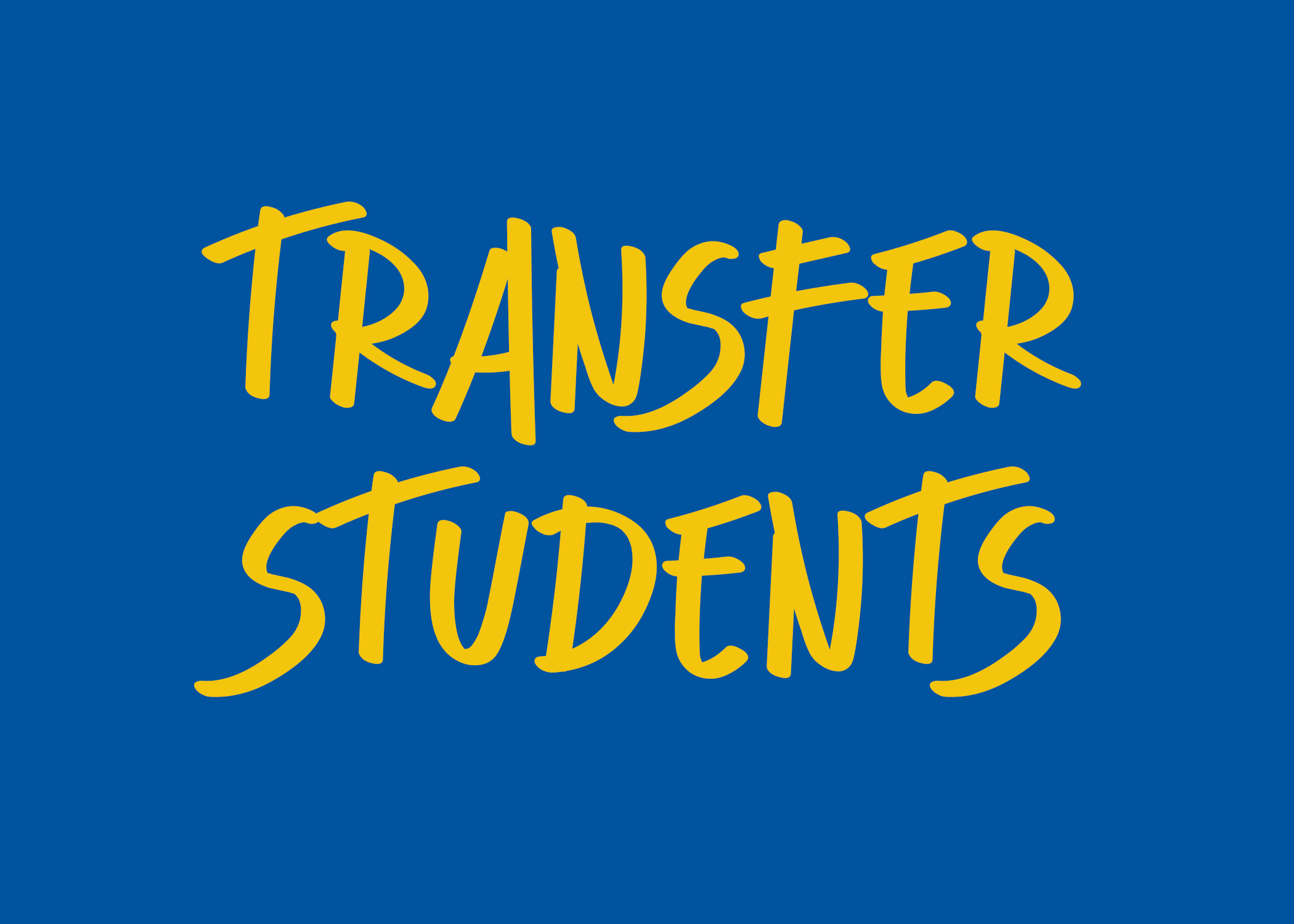 transfer students