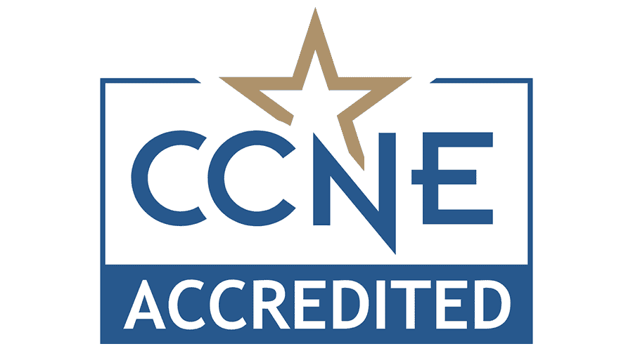 CCNE accreditation logo