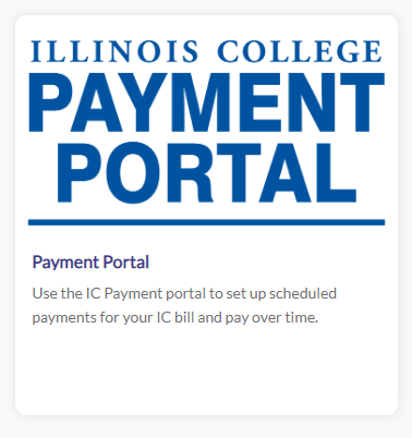 payment portal screenshot