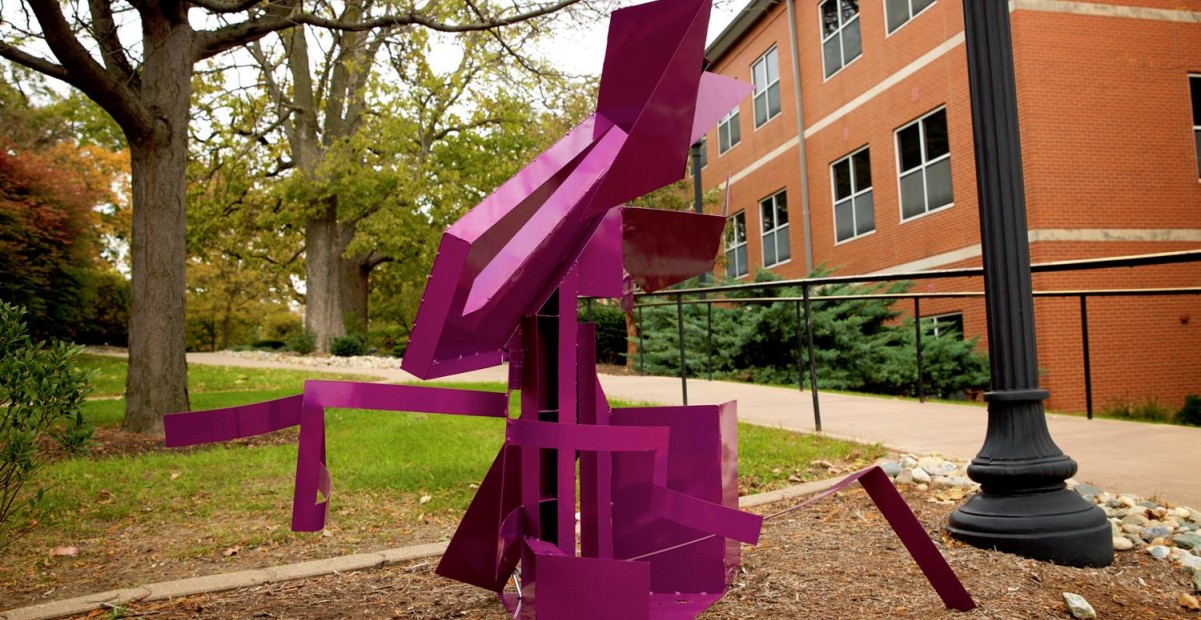 Sculpture on campus