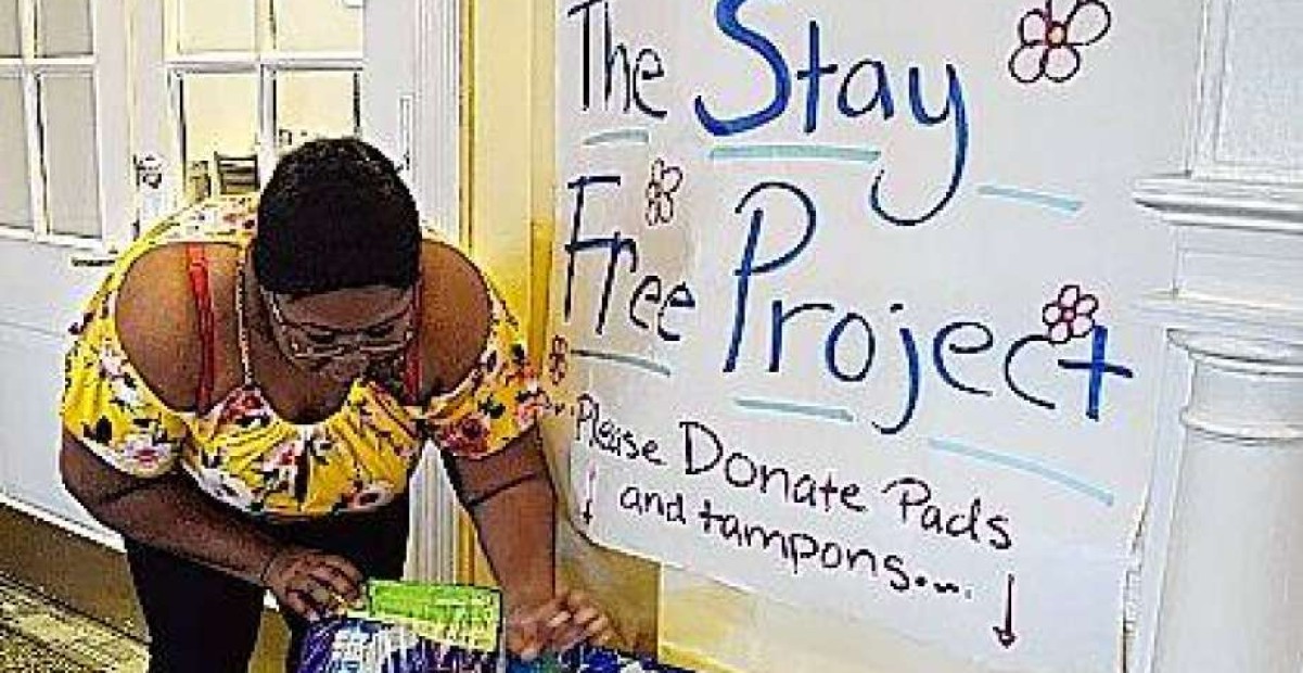 donations collected on campus.