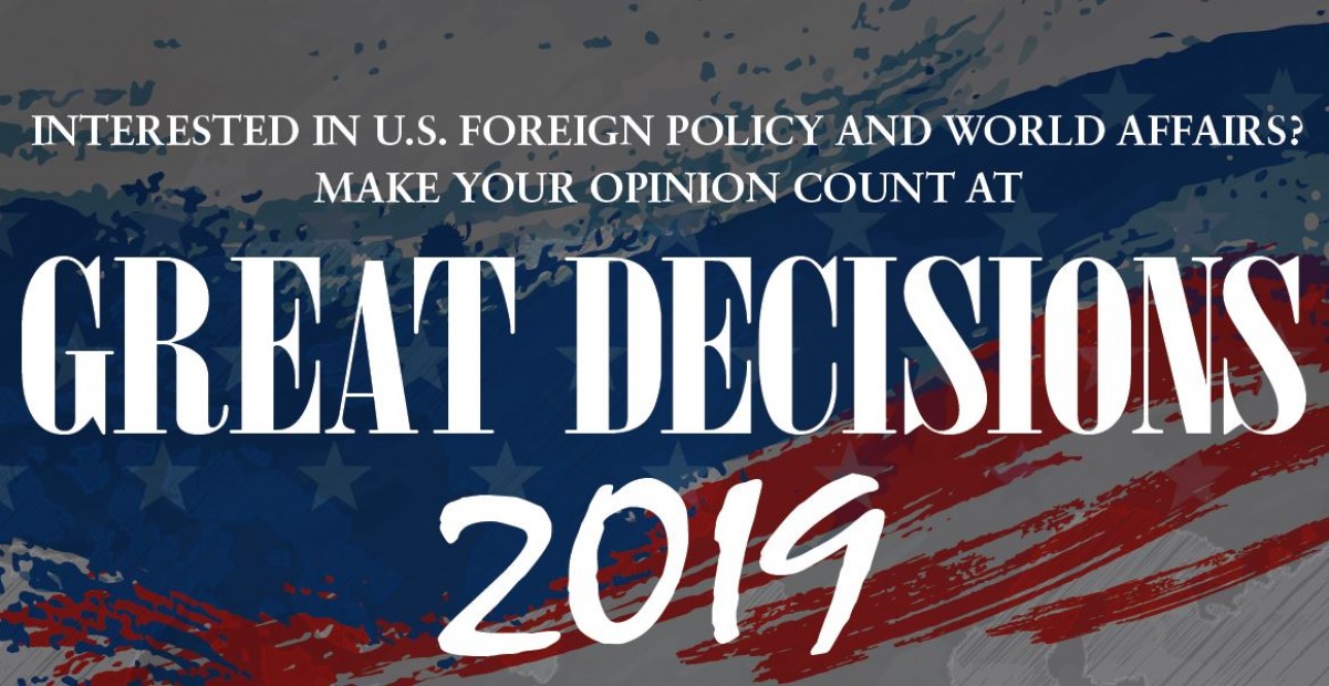 Great decisions graphic