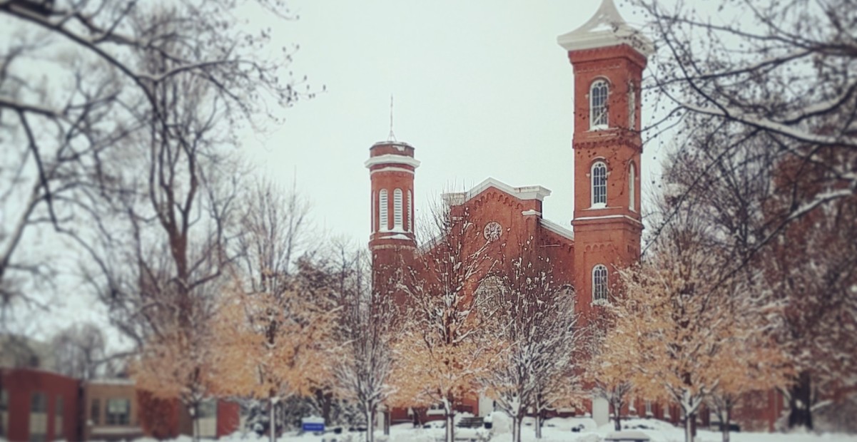 snowy campus