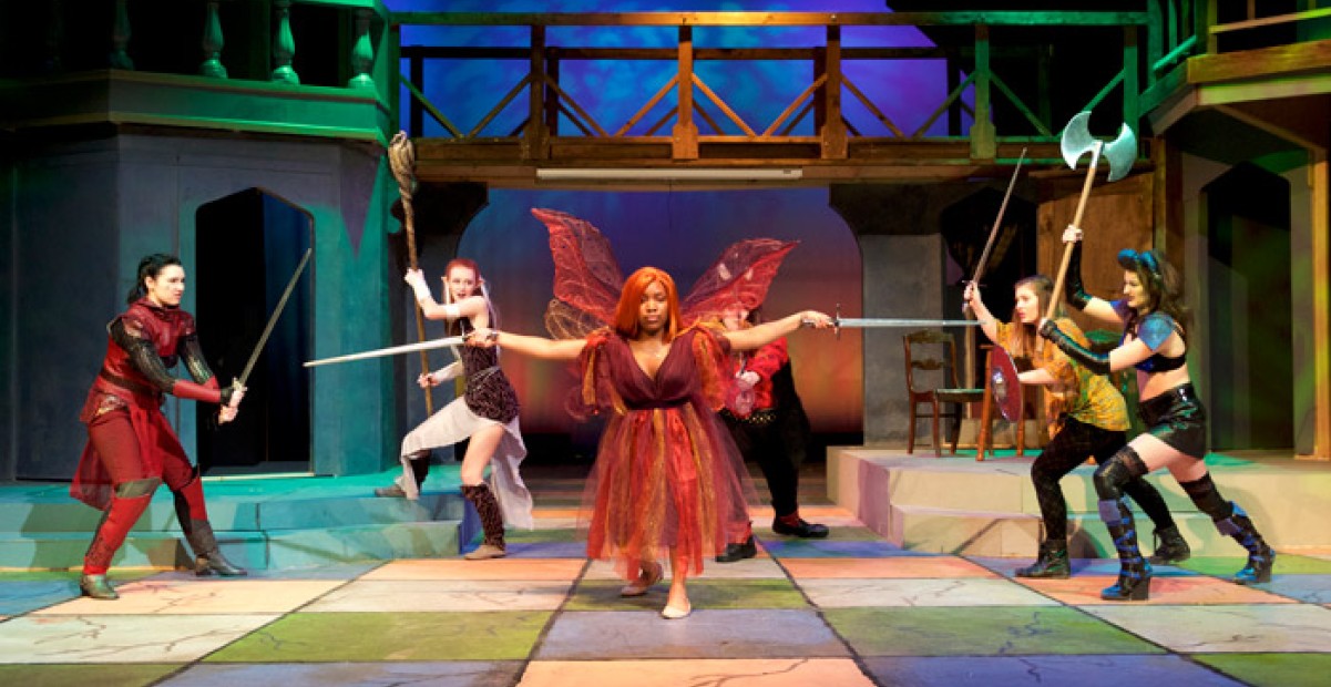 scene on stage