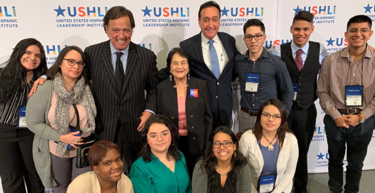 group picture at conference