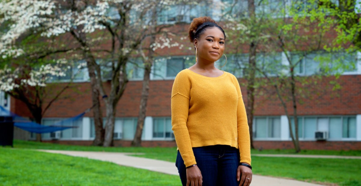 rachel on campus 