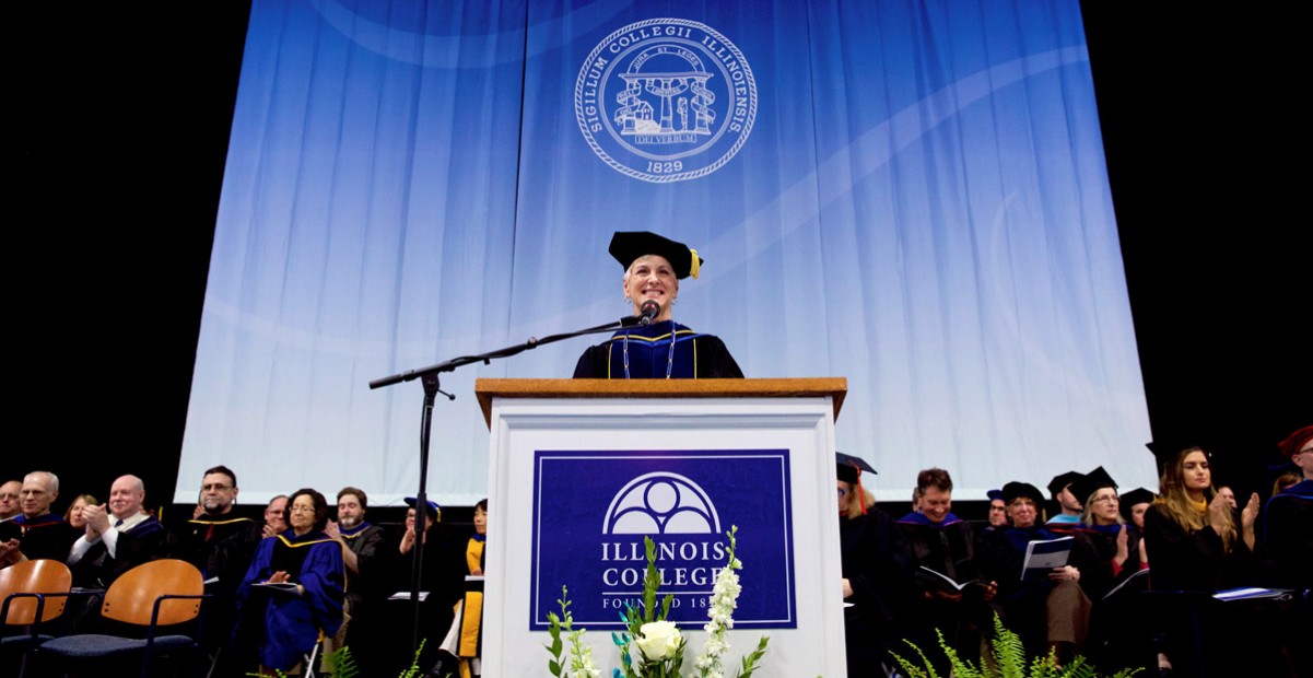 PResident Farley at Commencement