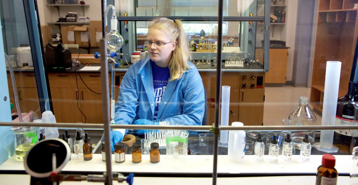 Research in lab