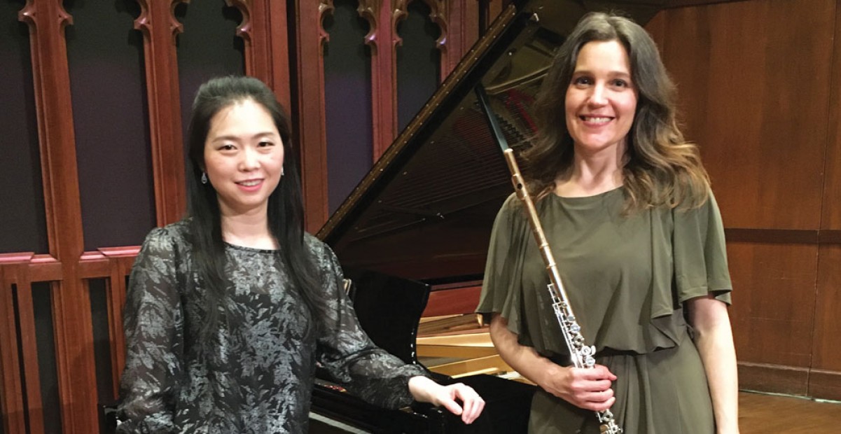 Music Wall Duo,  Abigail Walsh, Flute, & Pei-I Wang, Piano