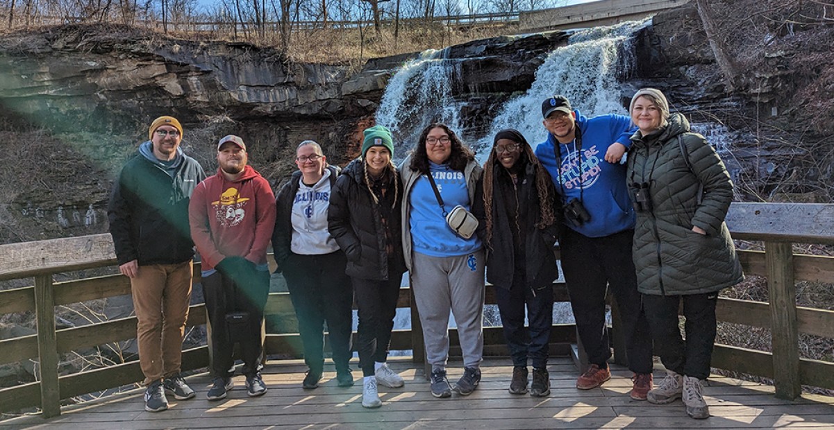 Students learn about how nature meets policy during service trip