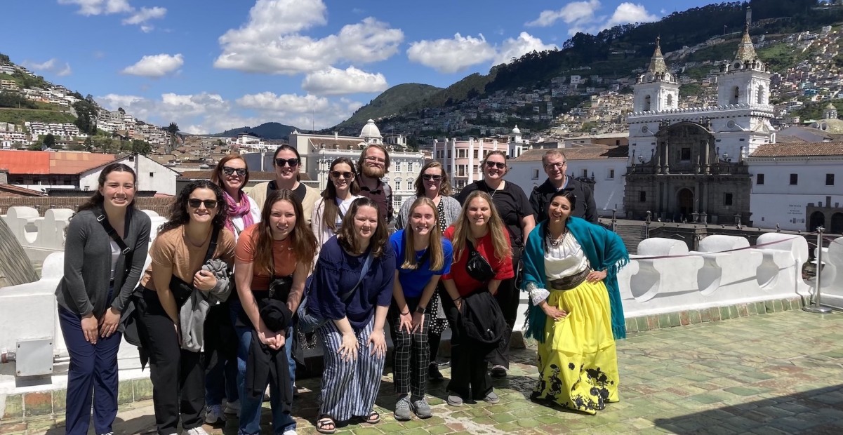 Participants in Fulbright-Hays grant in Ecuador