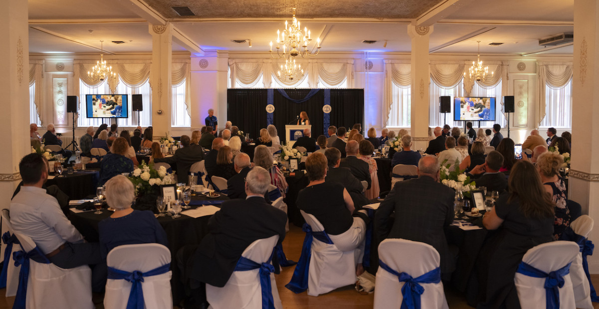 Society Gala crowd shot