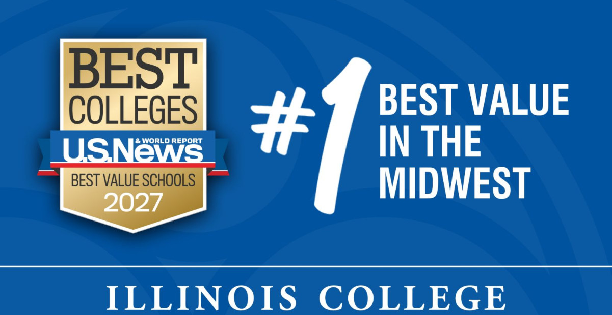 Illinois College Best College Badge from US News rankings