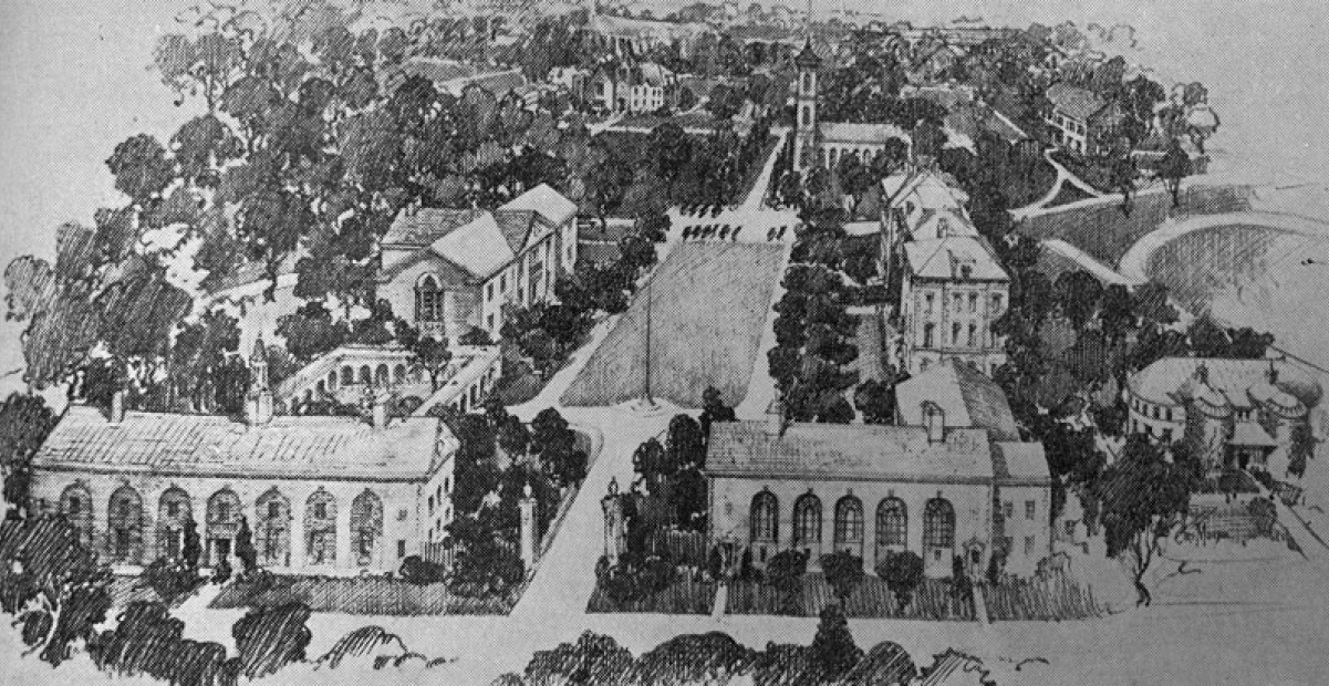 illustration of Historic Upper Quad