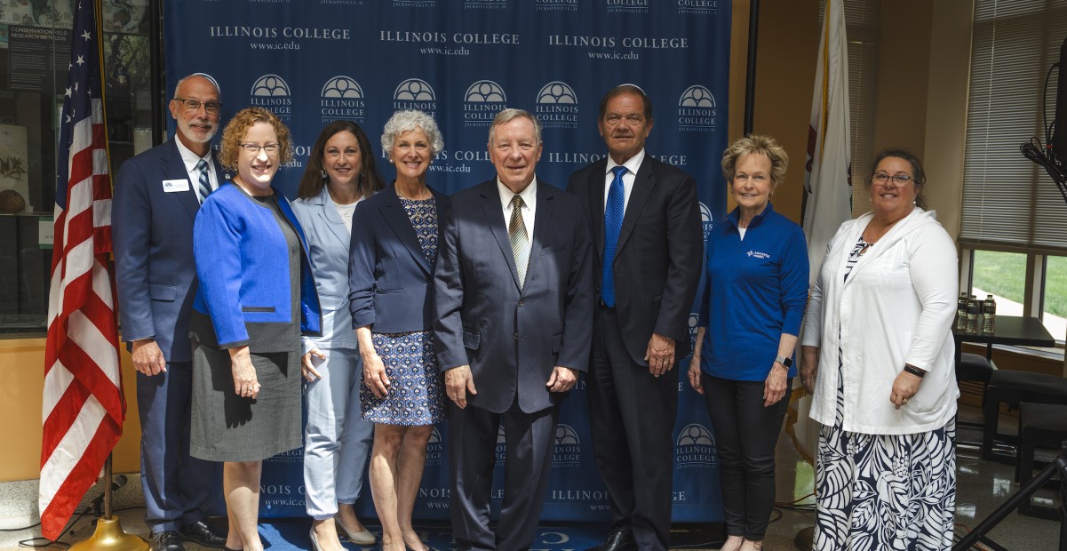 IC Leadership and Nursing Faculty with Senator Dick Durbin