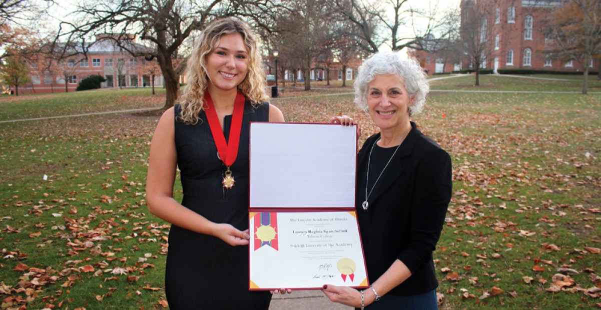 Lauren Sgambelluri recognized as a top student with statewide honor