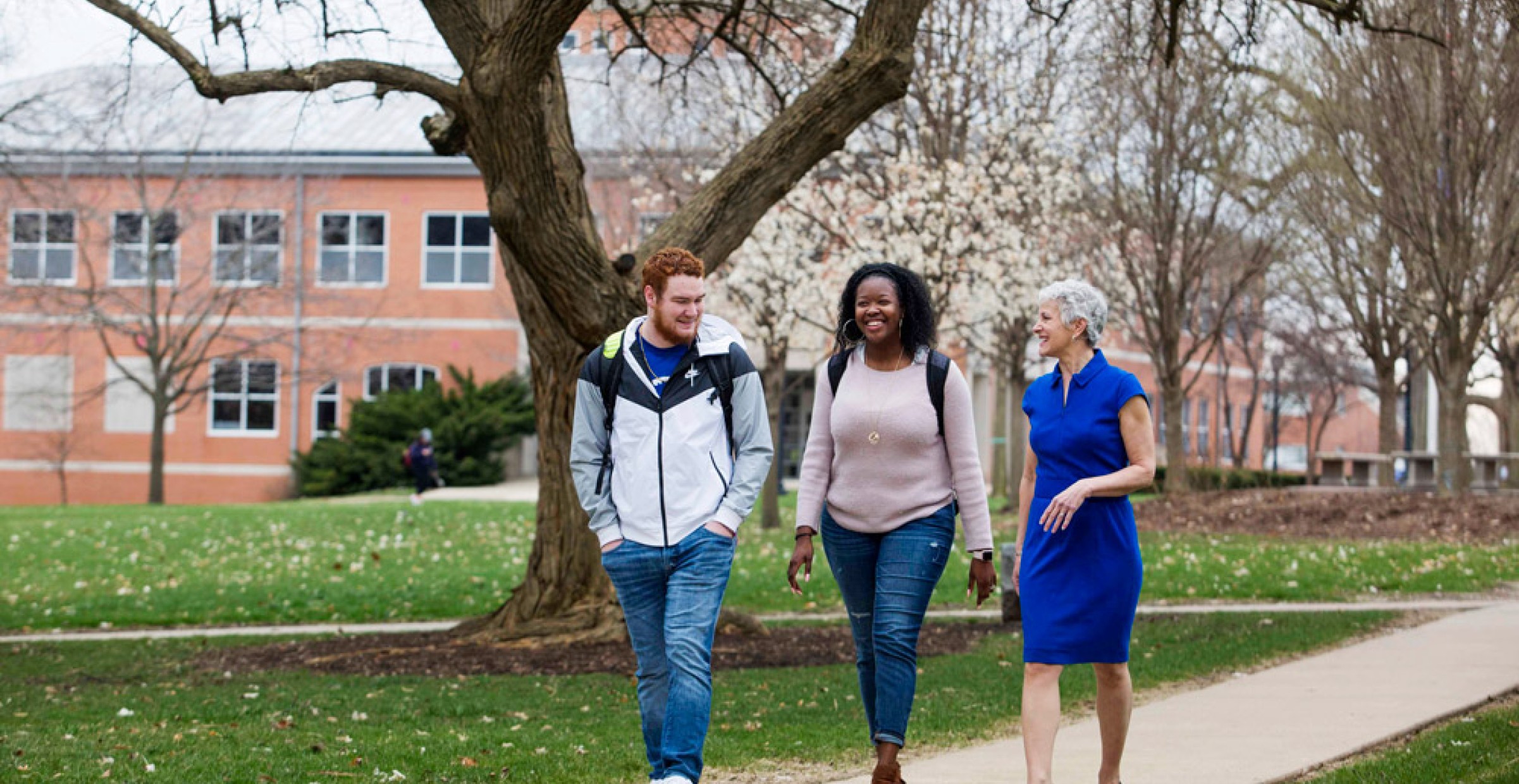 Farley on campus 