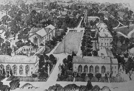 illustration of Historic Upper Quad