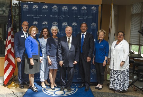 IC Leadership and Nursing Faculty with Senator Dick Durbin