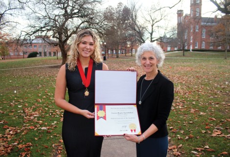 Lauren Sgambelluri recognized as a top student with statewide honor