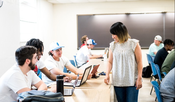 Illinois College classroom
