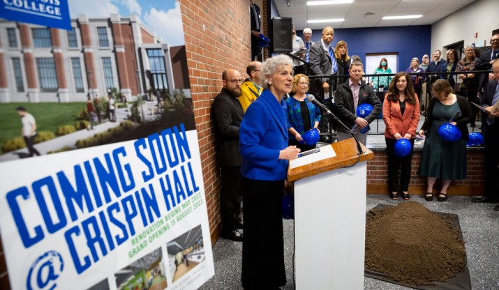 Illinois College Crispin Groundbreaking