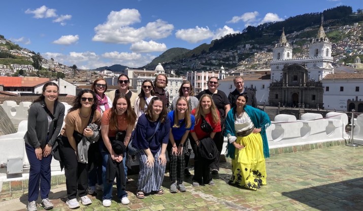 Participants in Fulbright-Hays grant in Ecuador