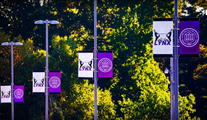 Lincoln College street banners