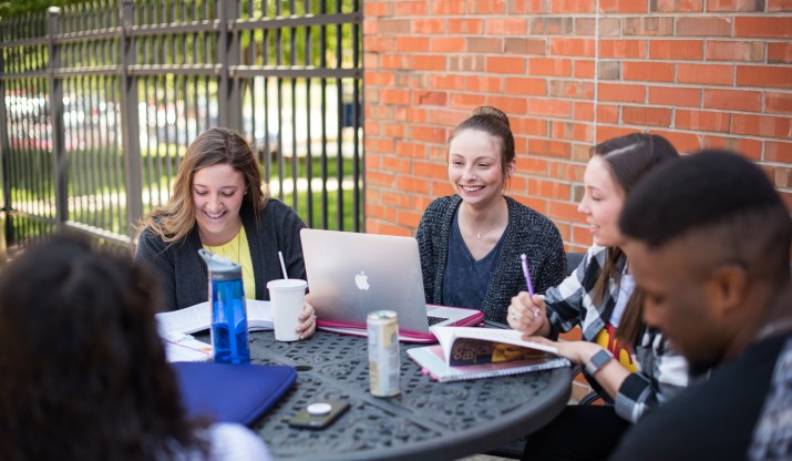 Students outside